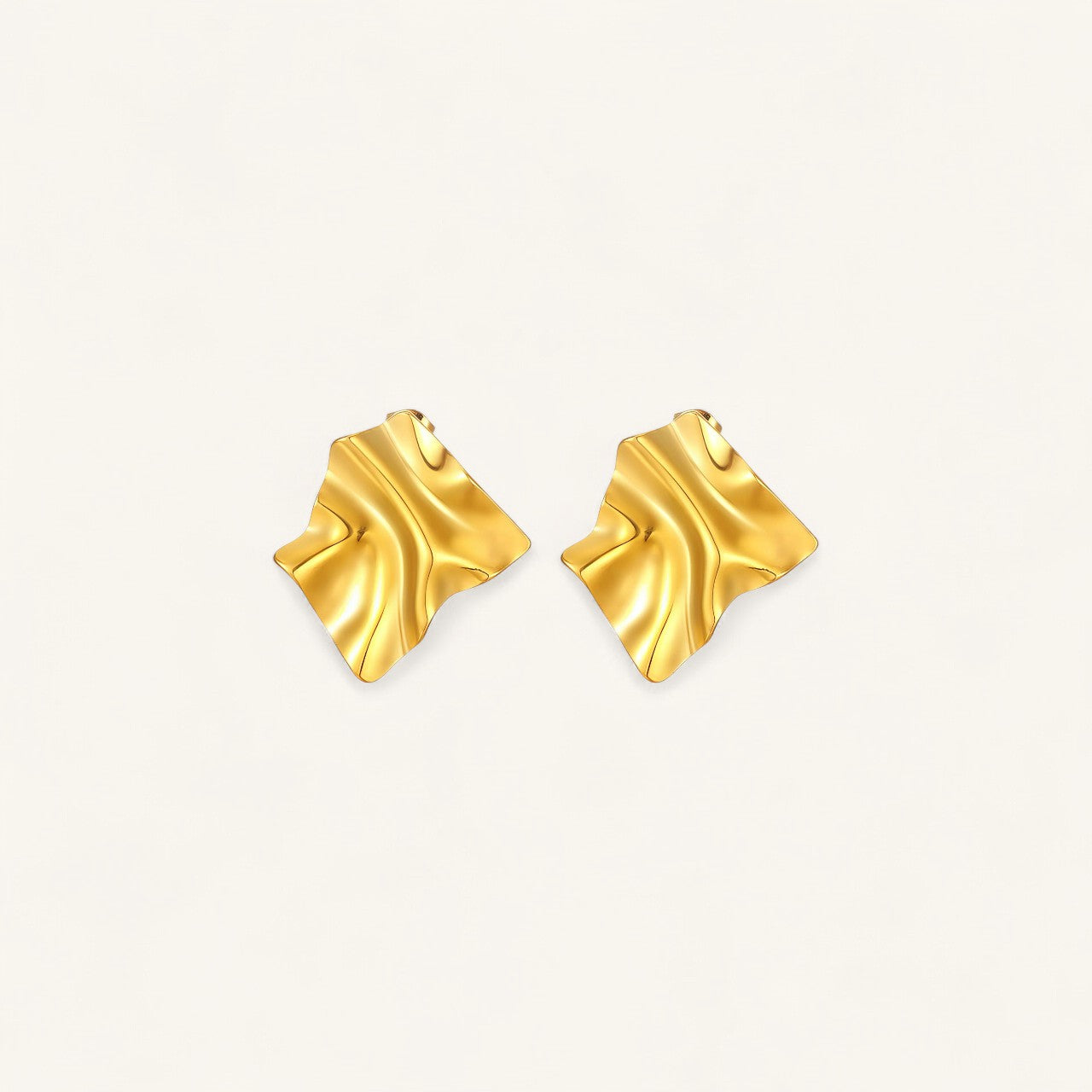 black leopard jewellery carrie stud earrings | carrie gold studs | minimalist carrie earrings | elegant carrie jewellery | black leopard carrie earrings