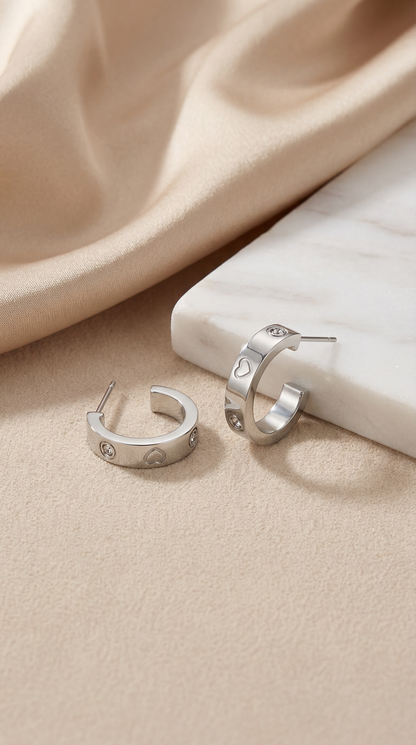 The 'AMOURA' Hoop Earrings